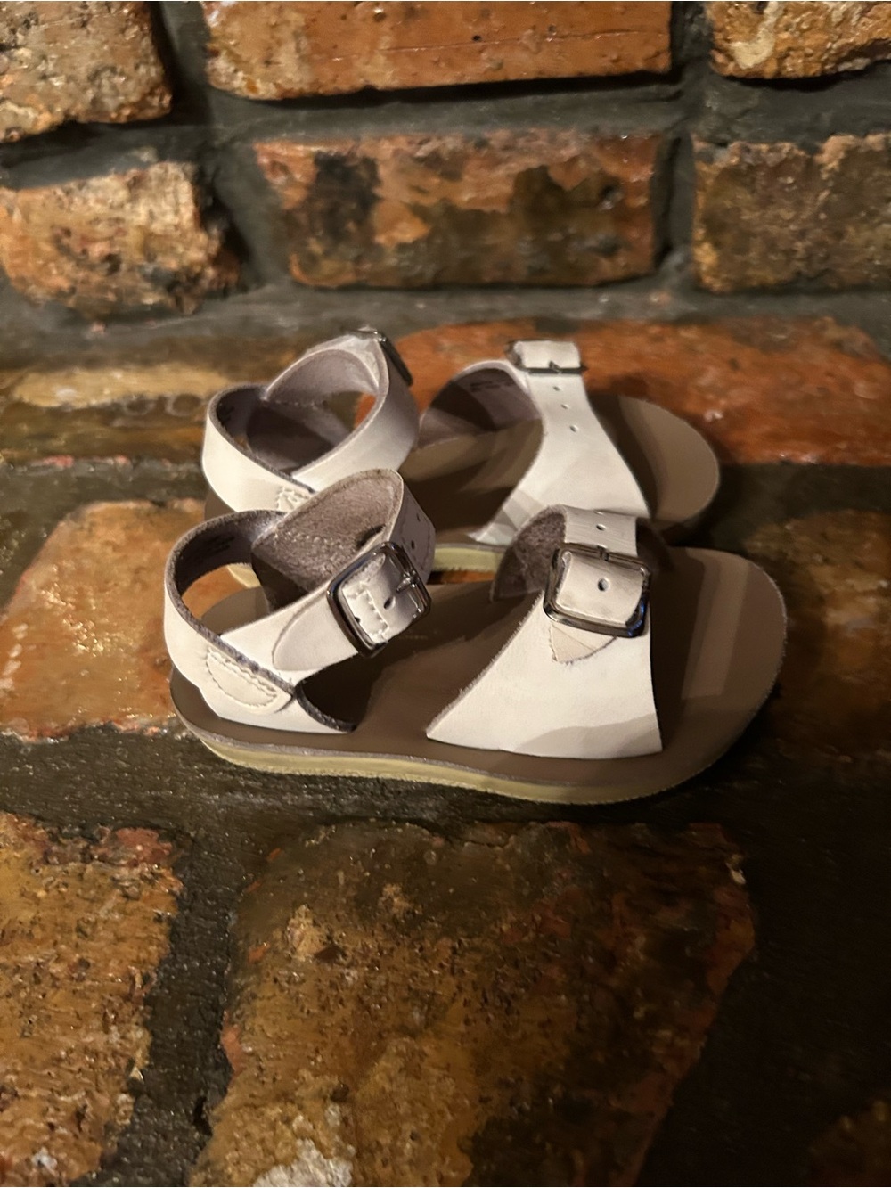 Sun-San Surfer White Sandals.